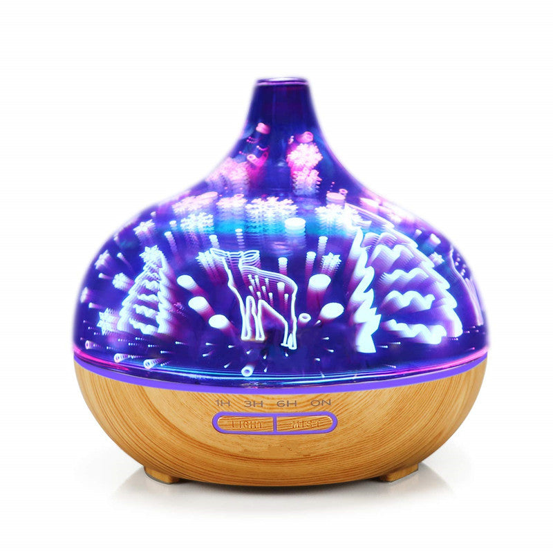 Transform Your Space: The Magic of Our 3D Glass Aromatherapy Diffuser